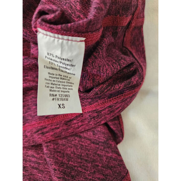 Beyond Yoga Space Dye Jacket Sz XS peplum hem thumb holes Activewear Athleisure - Picture 6 of 9